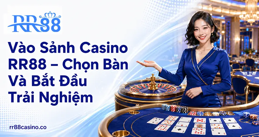 Vào Sảnh Casino RR88 – Chọn Bàn Và Bắt Đầu Trải Nghiệm